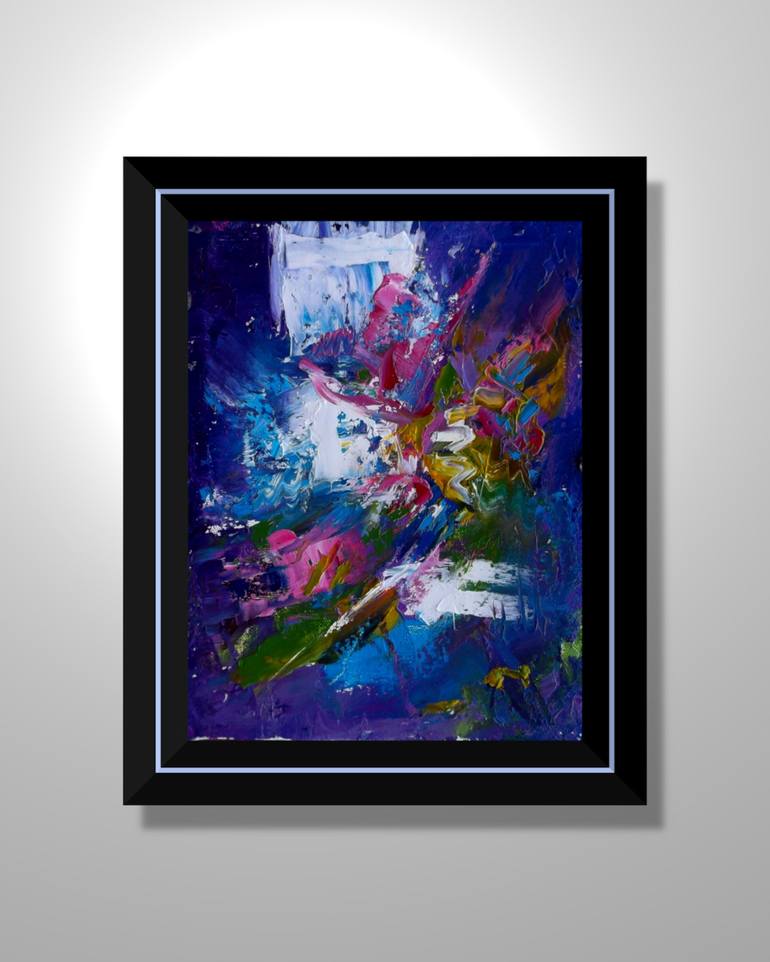 Original Abstract Expressionism Abstract Painting by Allen Jones