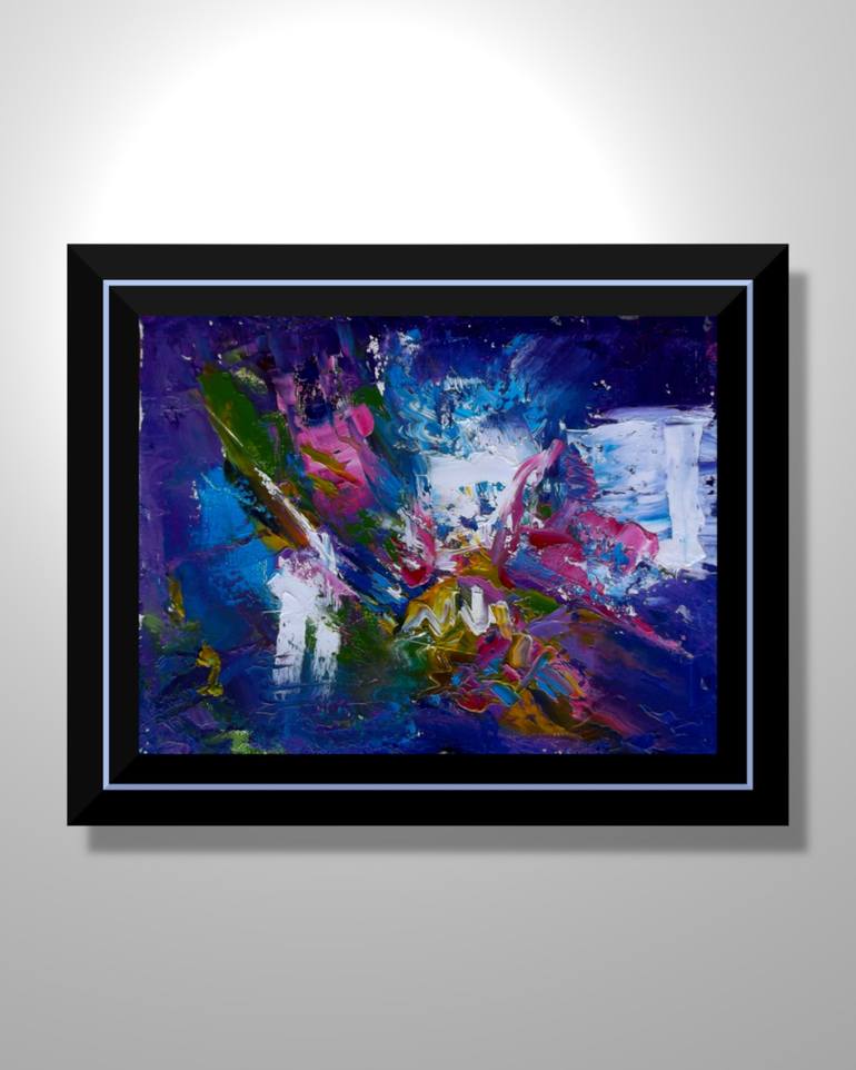 Original Abstract Expressionism Abstract Painting by Allen Jones