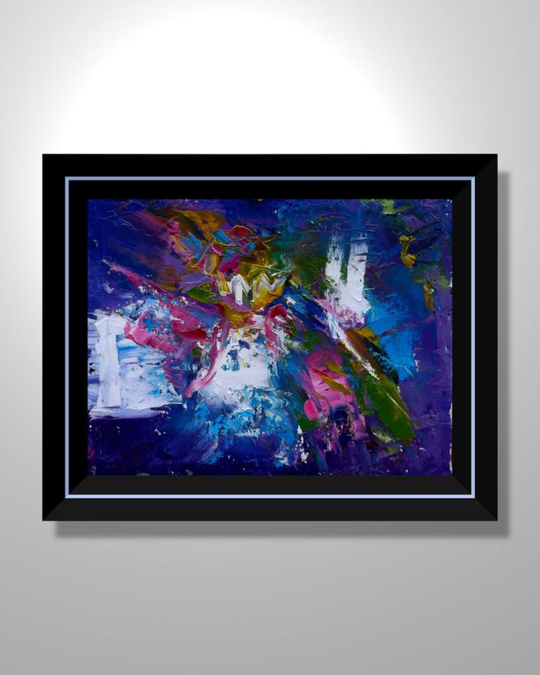 Original Abstract Expressionism Abstract Painting by Allen Jones