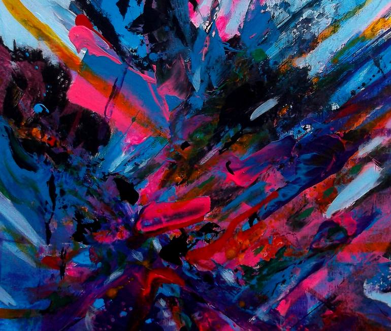 Original Abstract Painting by Allen Jones