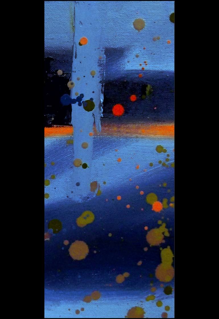 Original Abstract Seasons Painting by Allen Jones