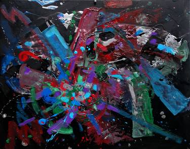 Original Abstract Expressionism Abstract Paintings by Allen Jones