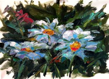 Print of Abstract Expressionism Botanic Paintings by Allen Jones