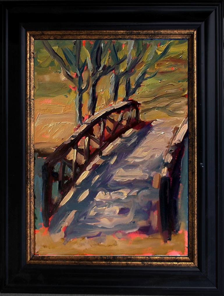 Original Abstract Expressionism Landscape Painting by Allen Jones