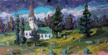 Original Expressionism Landscape Paintings by Allen Jones