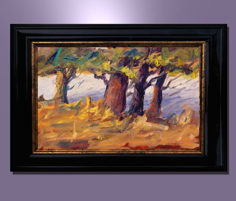 Original Expressionism Landscape Painting by Allen Jones