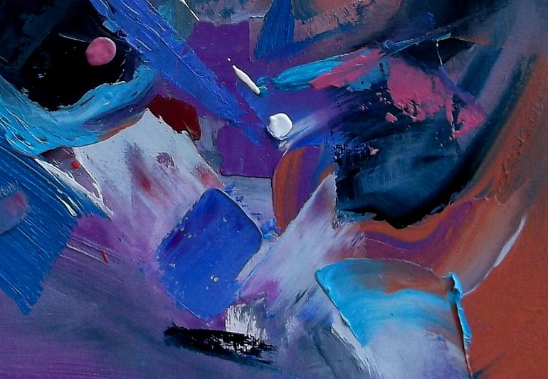 Original Abstract Expressionism Abstract Painting by Allen Jones