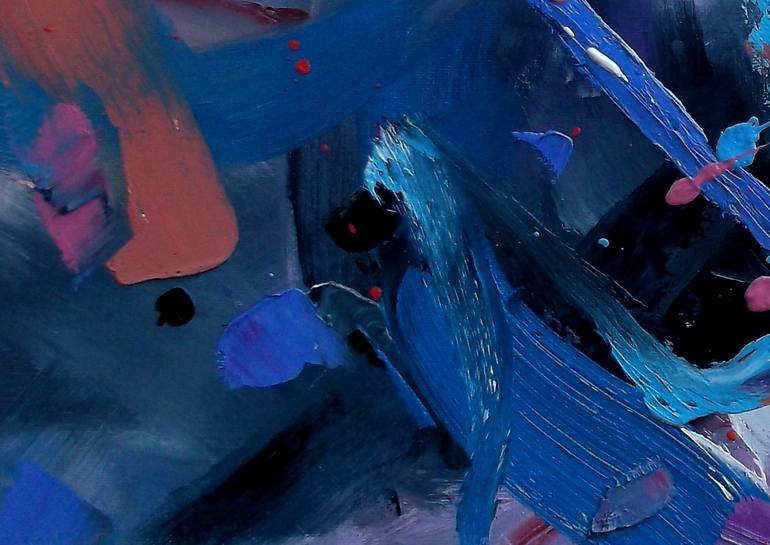 Original Abstract Expressionism Abstract Painting by Allen Jones