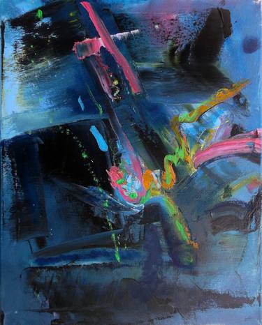 Original Abstract Expressionism Abstract Paintings by Allen Jones