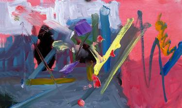 Original Abstract Expressionism Abstract Paintings by Allen Jones