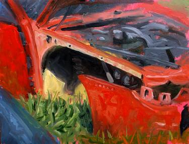 Print of Automobile Paintings by Allen Jones