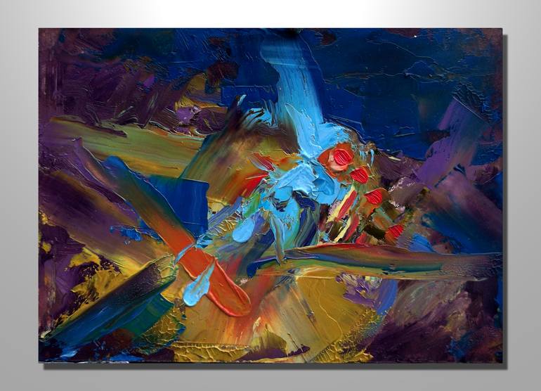 Original Conceptual Abstract Painting by Allen Jones