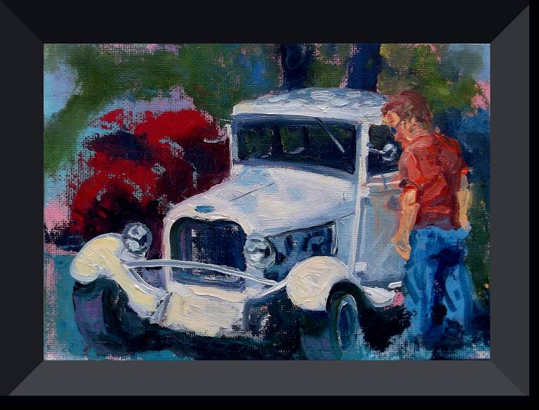 Original Automobile Painting by Allen Jones