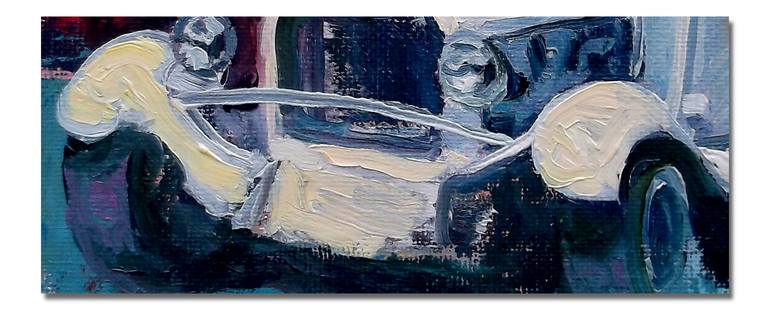 Original Abstract Expressionism Automobile Painting by Allen Jones