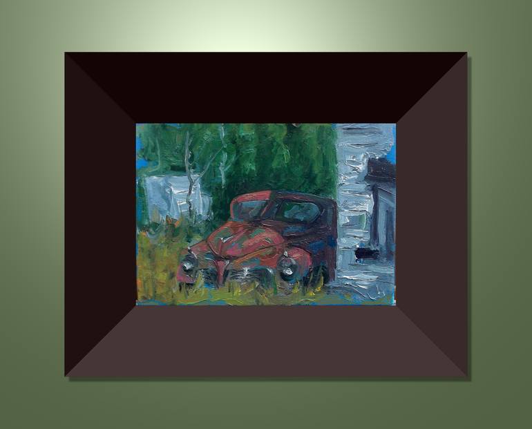 Original Expressionism Car Painting by Allen Jones