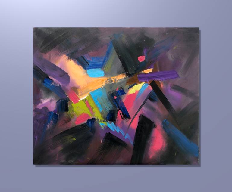 Original Abstract Painting by Allen Jones