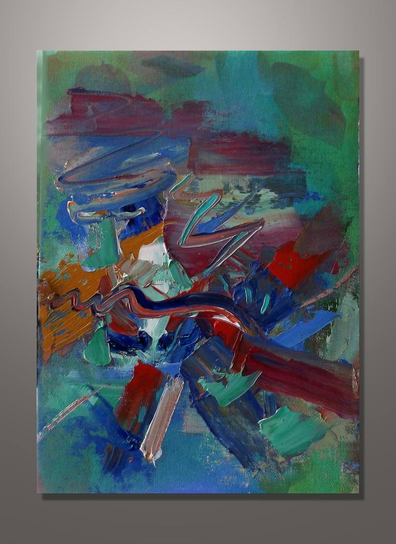 Original Abstract Expressionism Abstract Painting by Allen Jones