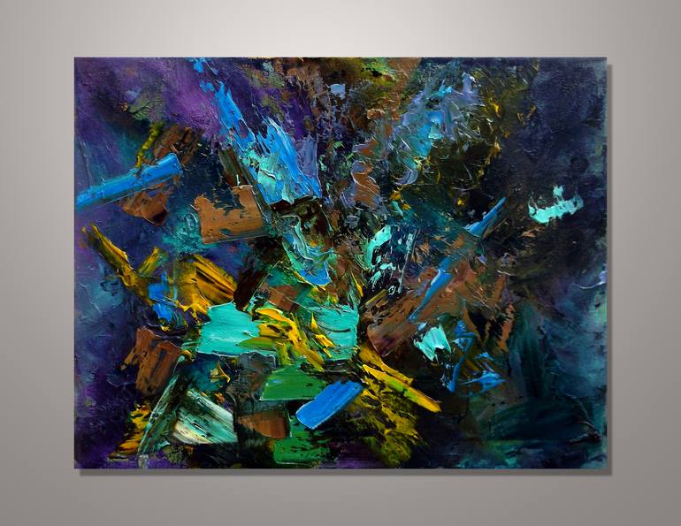 Original Abstract Painting by Allen Jones