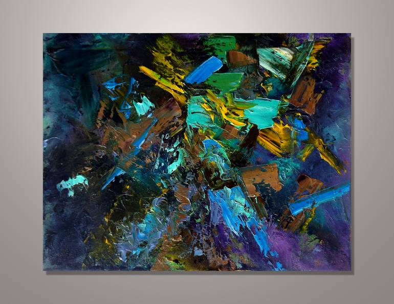 Original Abstract Painting by Allen Jones