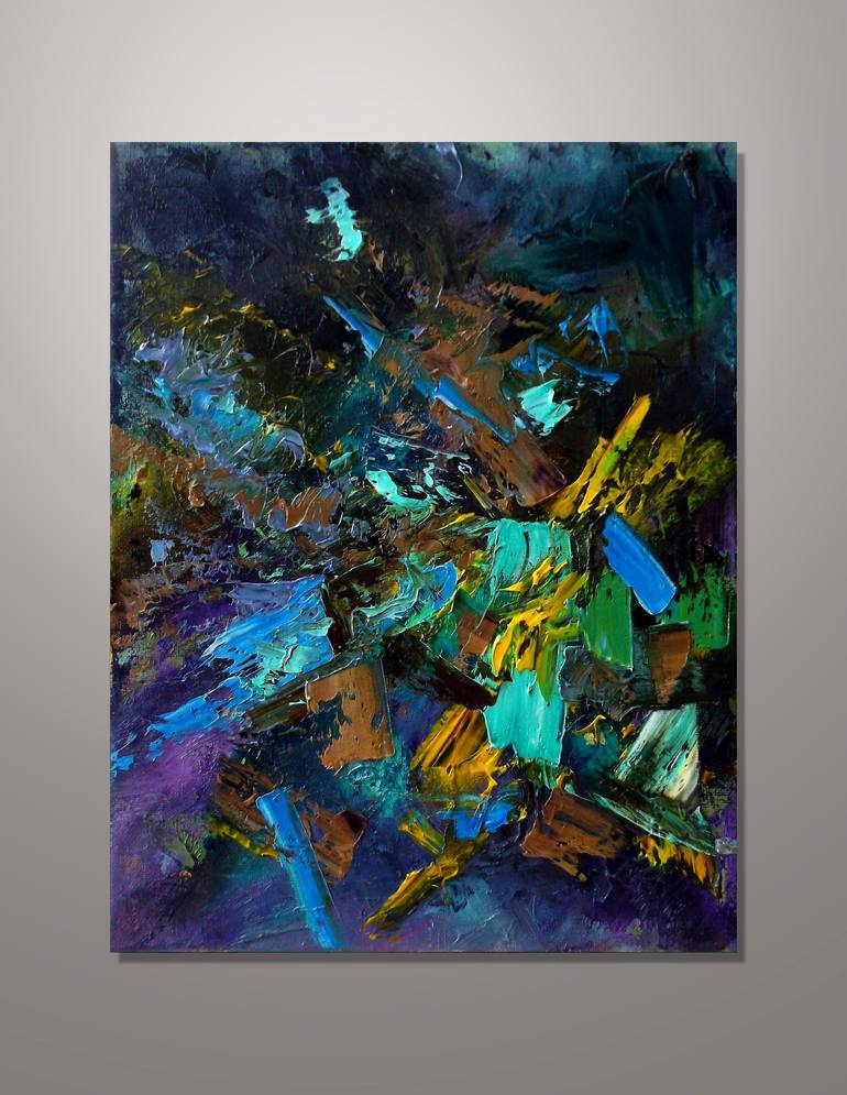 Original Abstract Painting by Allen Jones