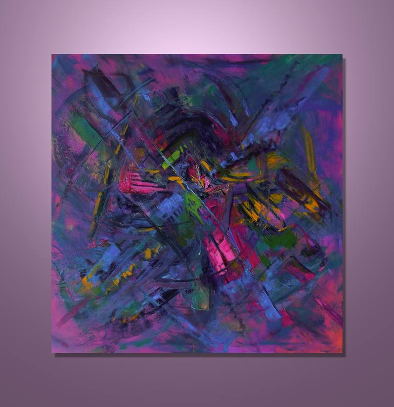 Original Abstract Painting by Allen Jones