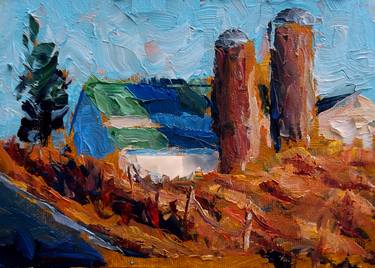 Original Abstract Expressionism Landscape Paintings by Allen Jones