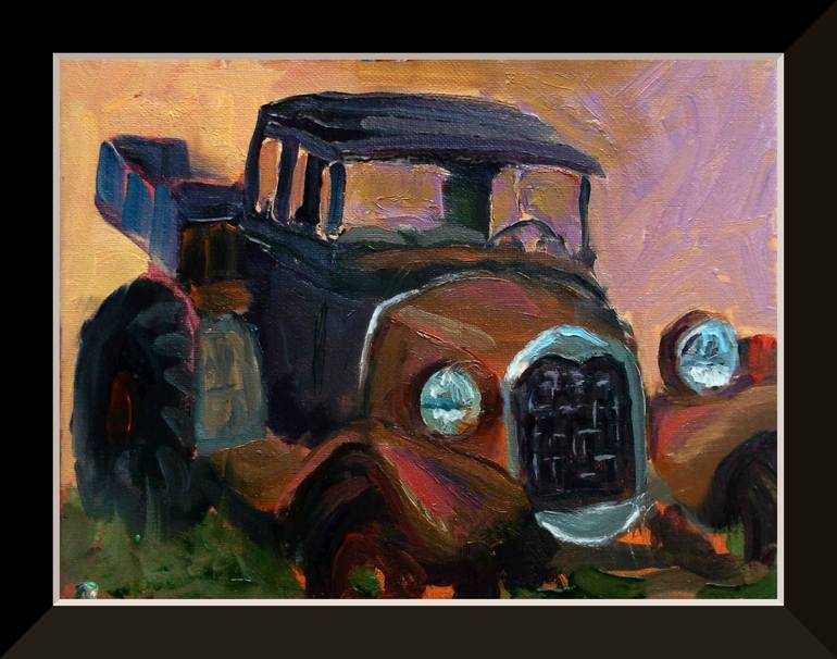 Original Automobile Painting by Allen Jones