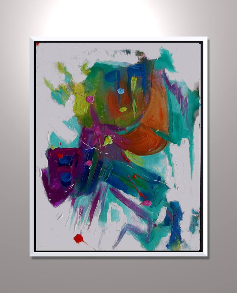 Original Fine Art Abstract Painting by Allen Jones