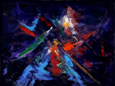 Original Expressionism Abstract Paintings by Allen Jones