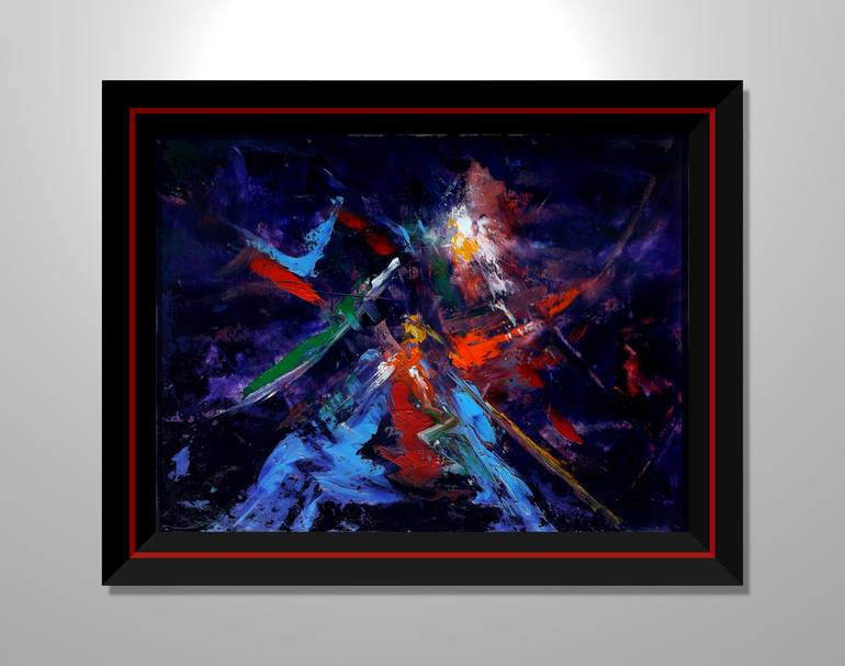 Original Expressionism Abstract Painting by Allen Jones