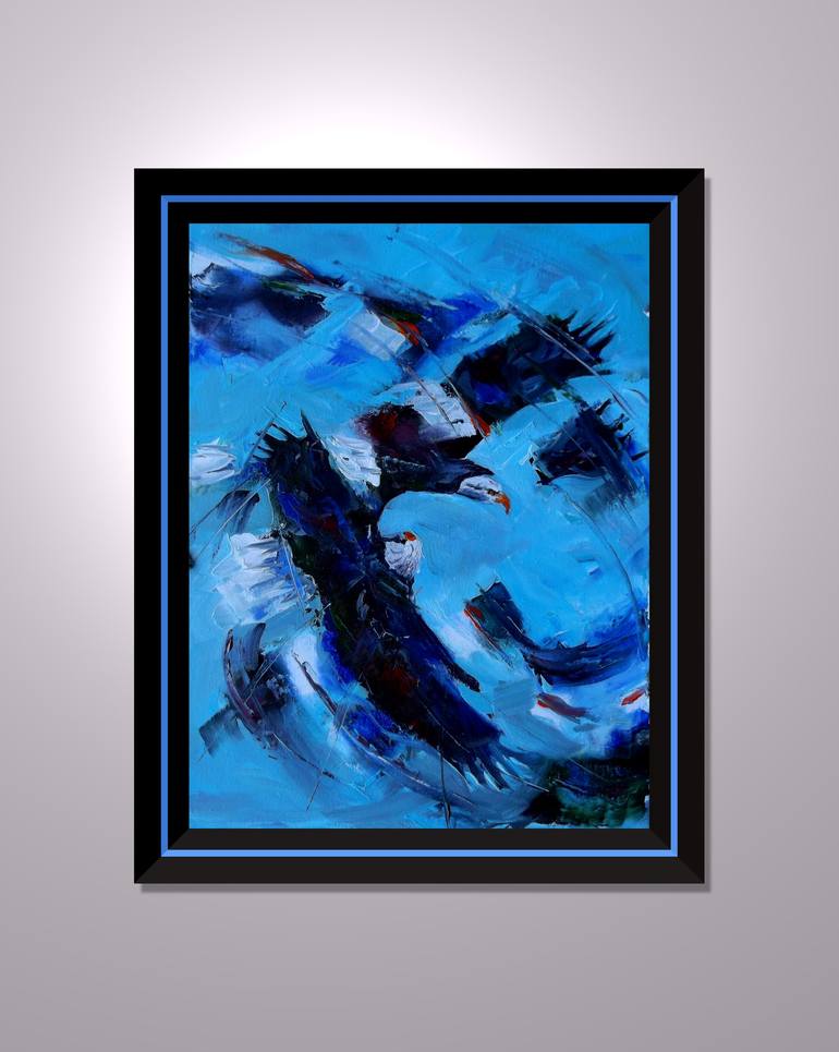 Original Abstract Expressionism Nature Painting by Allen Jones