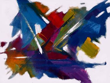 Original Fine Art Abstract Paintings by Allen Jones