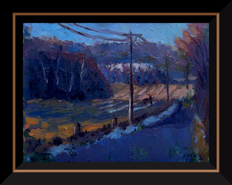 Original Abstract Expressionism Landscape Painting by Allen Jones