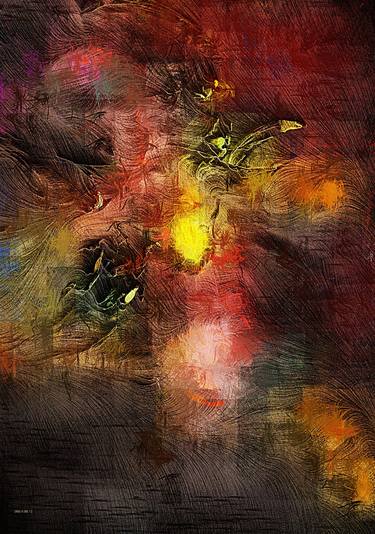 Print of Abstract Expressionism Religion Mixed Media by David Lane