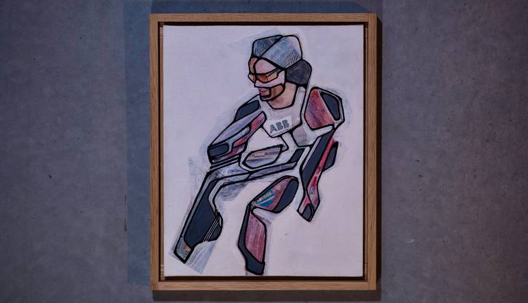 Original Conceptual Abstract Painting by Torkel Doehmers