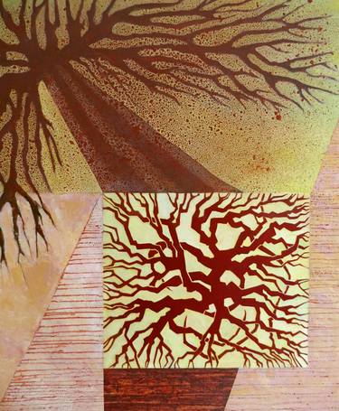 Print of Abstract Expressionism Tree Paintings by catharina brouwer