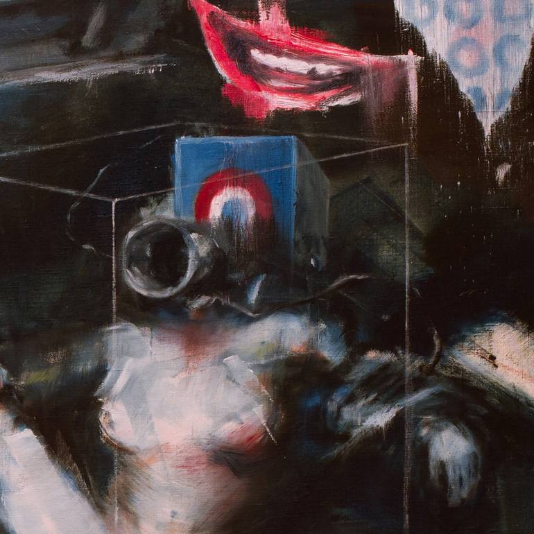 Original Abstract Expressionism Body Painting by Ienciu Cristian