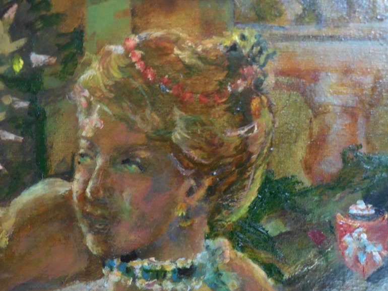 Original Modernism People Painting by Daniel Anthony Ignatius 