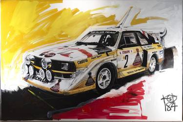 Original Pop Art Car Painting by Konstantinos Koufogiorgos