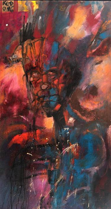 Original Expressionism Science/Technology Paintings by Konstantinos Koufogiorgos