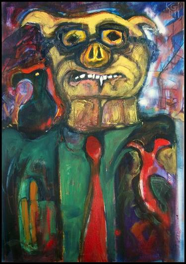 Print of Expressionism People Paintings by Konstantinos Koufogiorgos