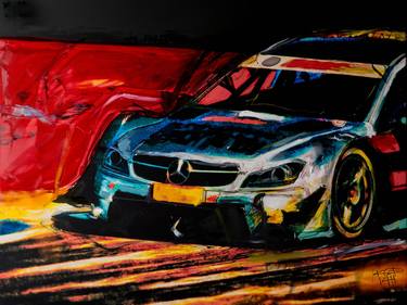 Print of Pop Art Car Paintings by Konstantinos Koufogiorgos