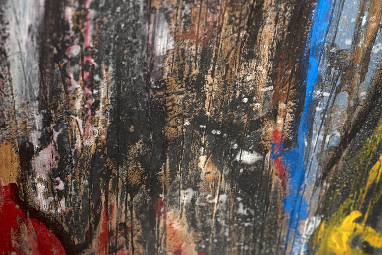 Original Expressionism People Painting by Konstantinos Koufogiorgos
