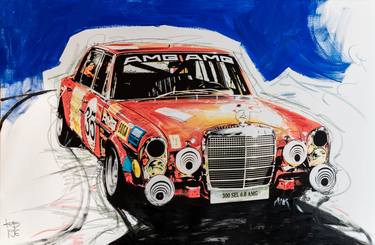 Original Pop Art Automobile Paintings by Konstantinos Koufogiorgos