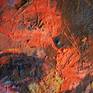 Detail of the impasto texture