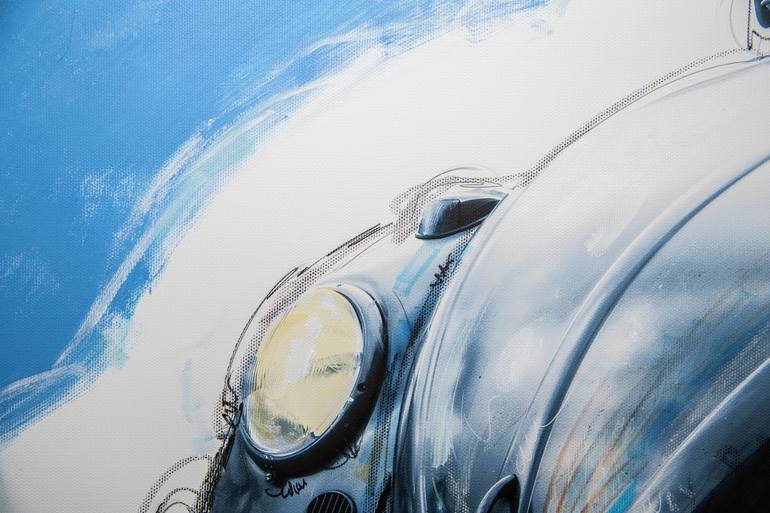 Original Pop Art Car Painting by Konstantinos Koufogiorgos