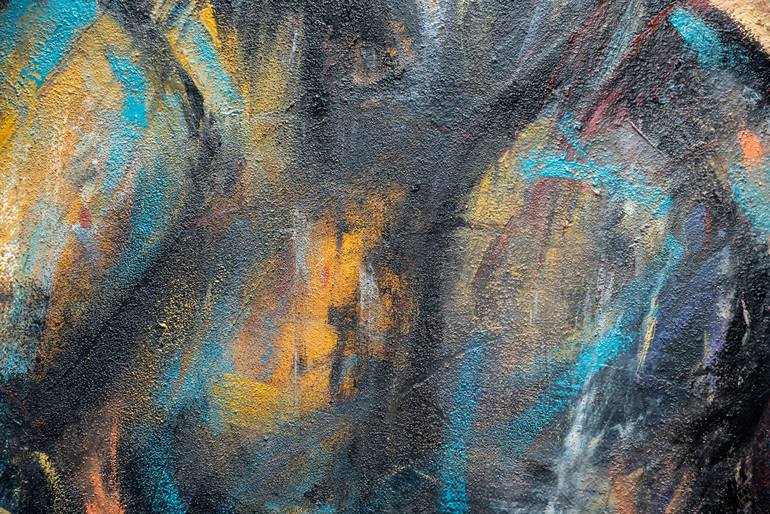 Original Expressionism People Painting by Konstantinos Koufogiorgos