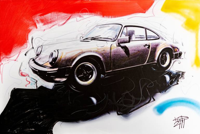 Porsche 911 Carrera #5 Painting by Konstantinos Koufogiorgos | Saatchi Art