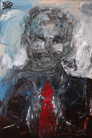 Original Expressionism People Paintings by Konstantinos Koufogiorgos