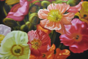 Original Floral Painting by Simon Barlow